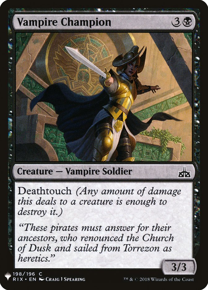 Vampire Champion [Mystery Booster] | Eastridge Sports Cards & Games