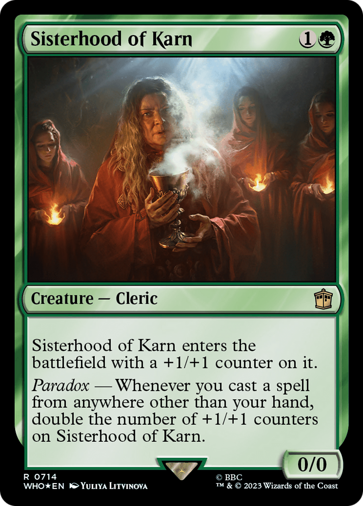 Sisterhood of Karn (Surge Foil) [Doctor Who] | Eastridge Sports Cards & Games