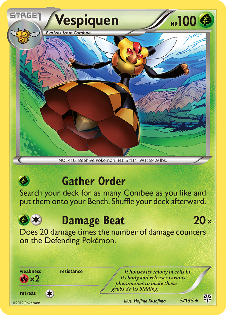 Vespiquen (5/135) [Black & White: Plasma Storm] | Eastridge Sports Cards & Games