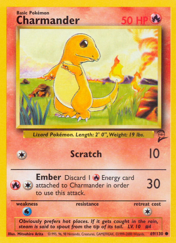 Charmander (69/130) [Base Set 2] | Eastridge Sports Cards & Games