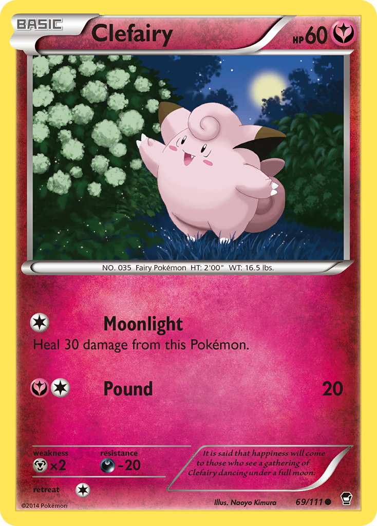 Clefairy (69/111) [XY: Furious Fists] | Eastridge Sports Cards & Games