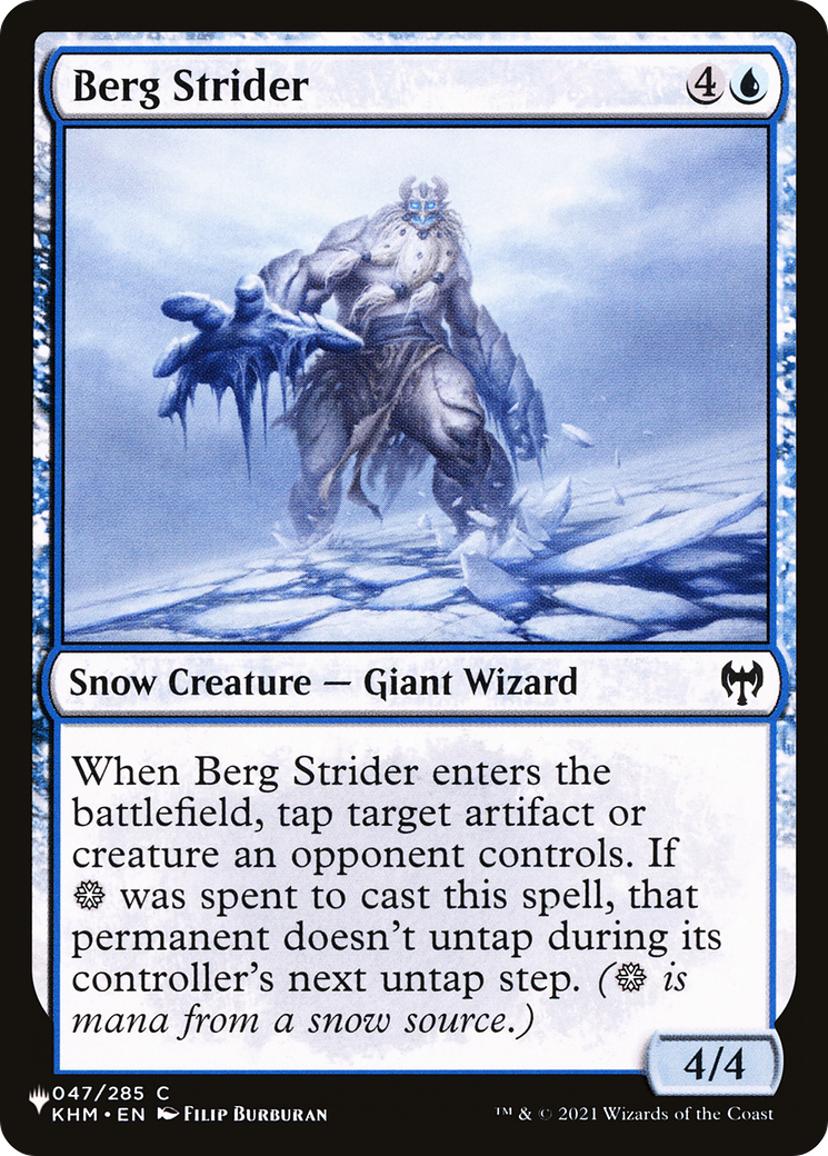 Berg Strider [The List Reprints] | Eastridge Sports Cards & Games