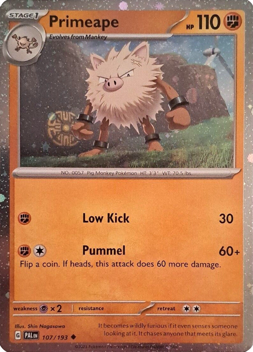 Primeape (107/193) (Cosmos Holo) [Scarlet & Violet: Paldea Evolved] | Eastridge Sports Cards & Games