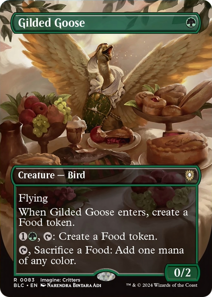 Gilded Goose (Borderless) [Bloomburrow Commander] | Eastridge Sports Cards & Games