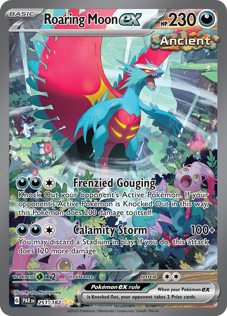 Roaring Moon ex (251/182) [Scarlet & Violet: Paradox Rift] | Eastridge Sports Cards & Games