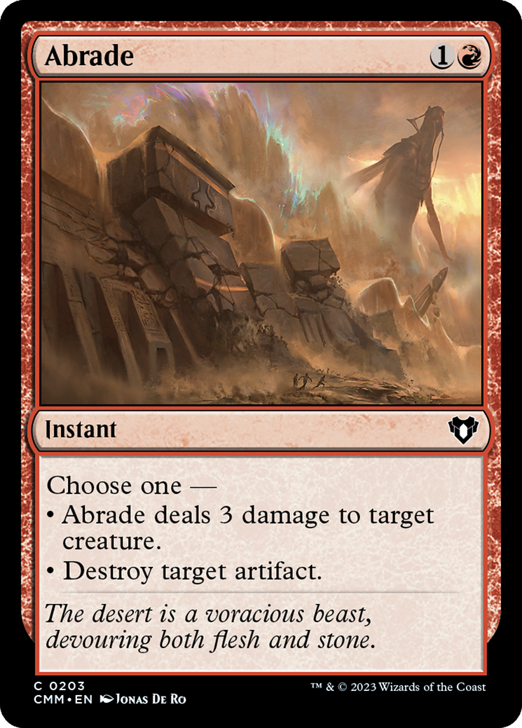 Abrade [Commander Masters] | Eastridge Sports Cards & Games