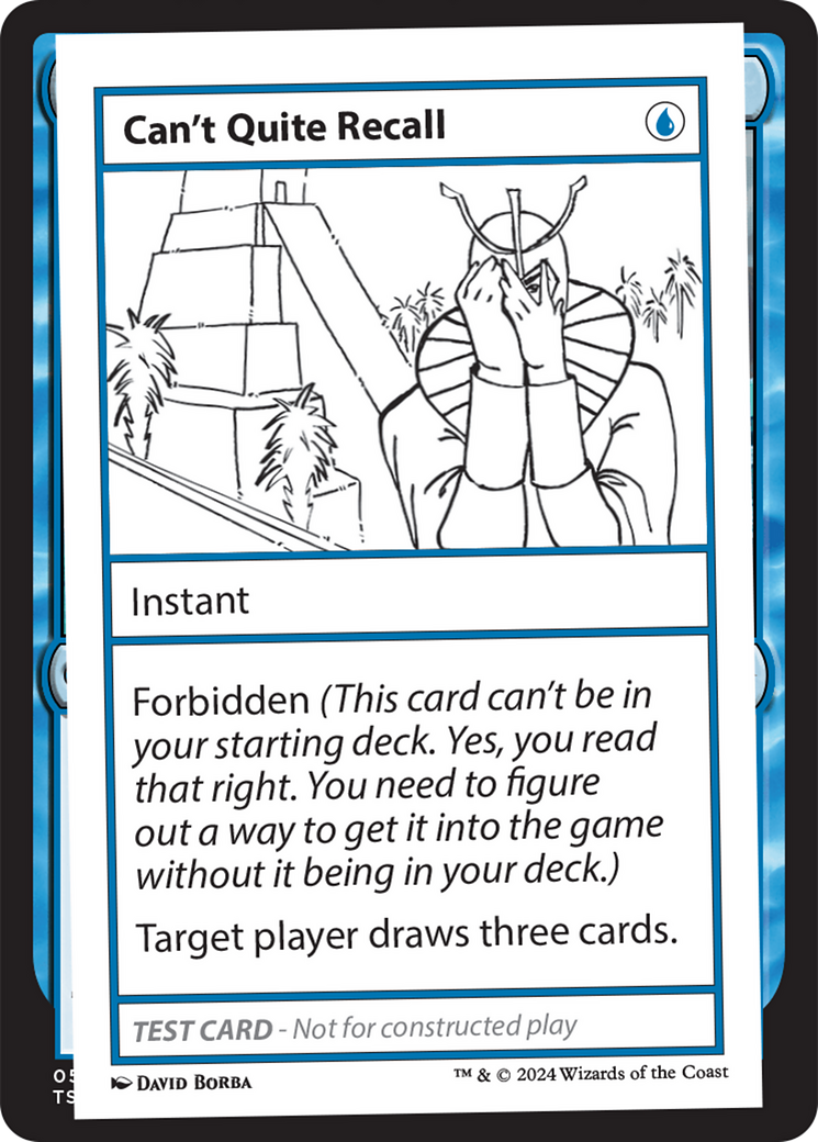 Can't Quite Recall [Mystery Booster 2 Playtest Cards] | Eastridge Sports Cards & Games