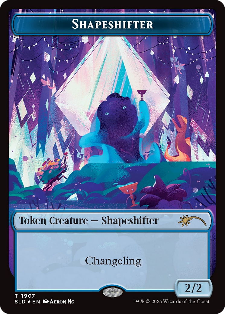 Shapeshifter Token (1907) (Double Rainbow Foil) [Secret Lair Drop Series] | Eastridge Sports Cards & Games