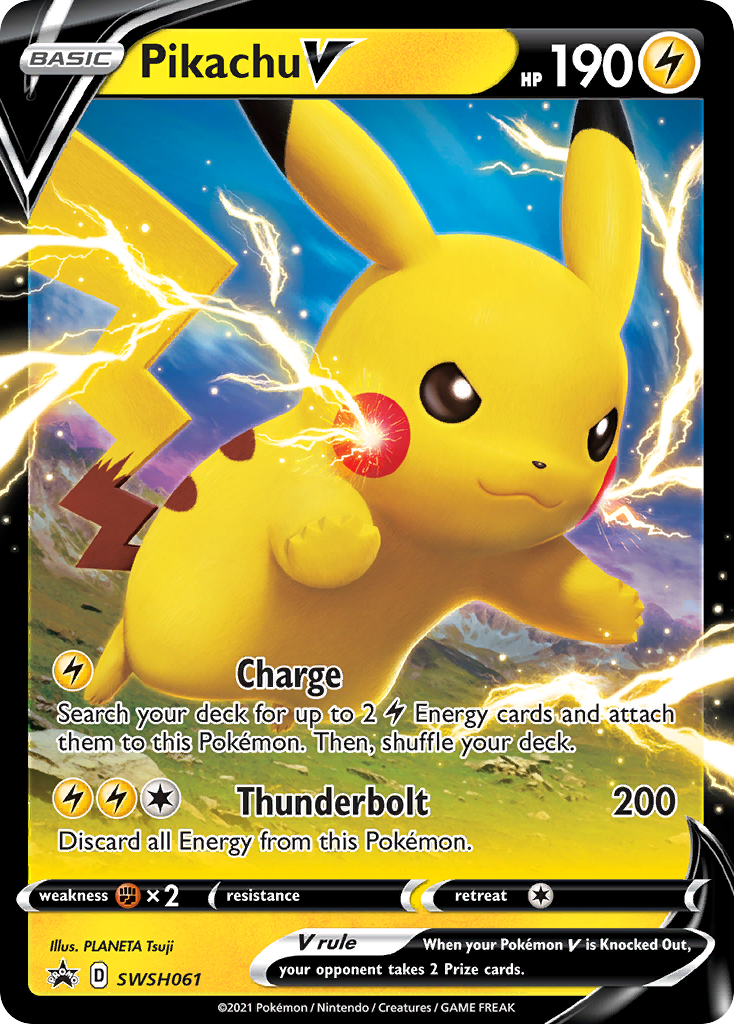 Pikachu V (SWSH061) [Sword & Shield: Black Star Promos] | Eastridge Sports Cards & Games