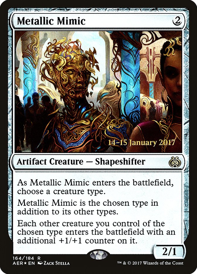 Metallic Mimic [Aether Revolt Prerelease Promos] | Eastridge Sports Cards & Games