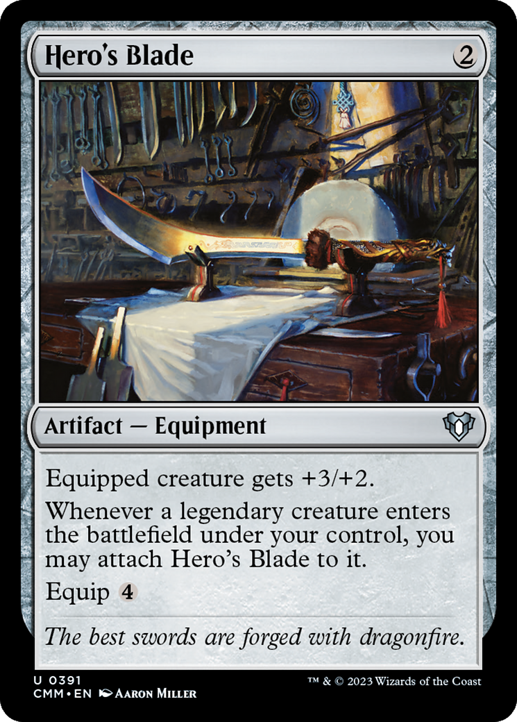 Hero's Blade [Commander Masters] | Eastridge Sports Cards & Games