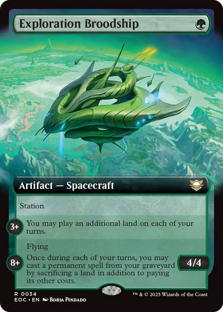 Exploration Broodship (Extended Art) [Edge of Eternities Commander] | Eastridge Sports Cards & Games