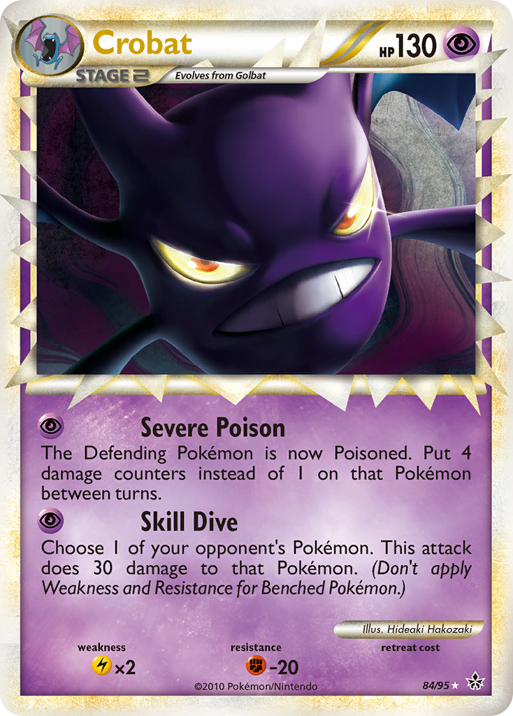 Crobat (84/95) [HeartGold & SoulSilver: Unleashed] | Eastridge Sports Cards & Games