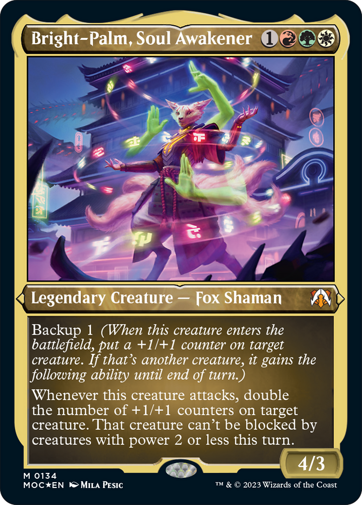 Bright-Palm, Soul Awakener (Display Commander) [March of the Machine Commander] | Eastridge Sports Cards & Games