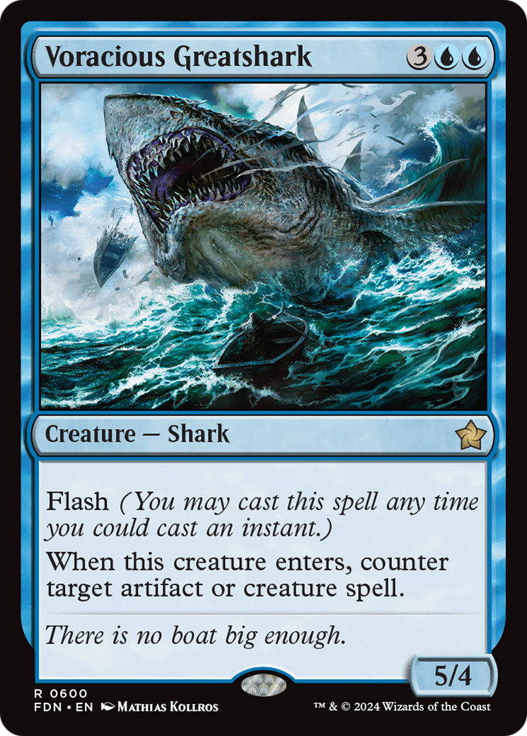 Voracious Greatshark [Foundations] | Eastridge Sports Cards & Games