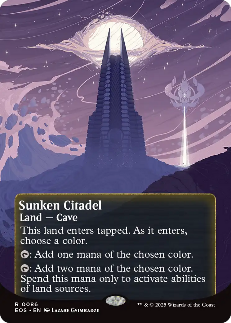Sunken Citadel (0086) (Borderless) [Edge of Eternities: Stellar Sights] | Eastridge Sports Cards & Games
