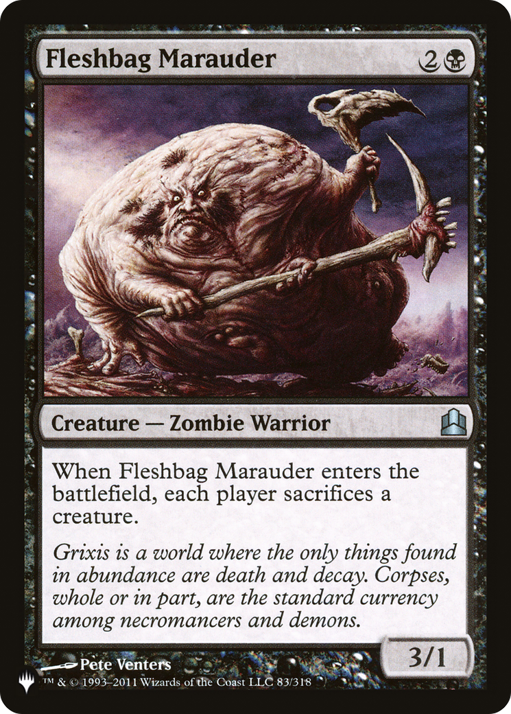 Fleshbag Marauder [The List] | Eastridge Sports Cards & Games