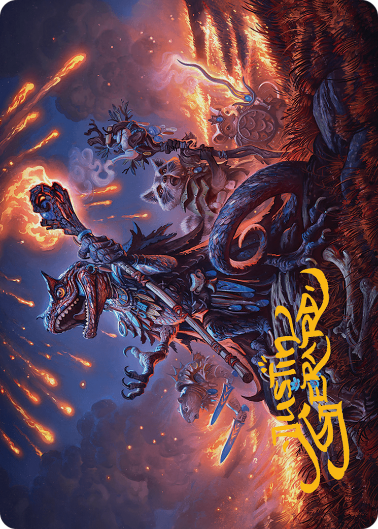 Valley Flamecaller Art Card (Gold-Stamped Signature) [Bloomburrow Art Series] | Eastridge Sports Cards & Games