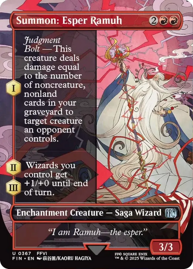 Summon: Esper Ramuh (Borderless) [FINAL FANTASY] | Eastridge Sports Cards & Games