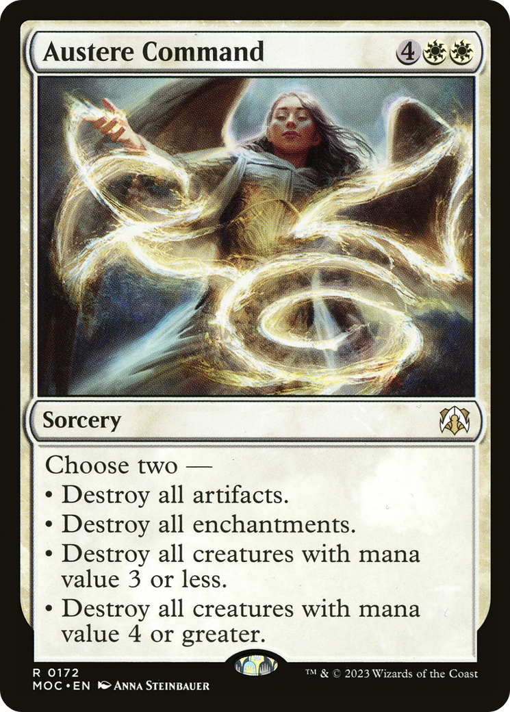Austere Command [March of the Machine Commander] | Eastridge Sports Cards & Games