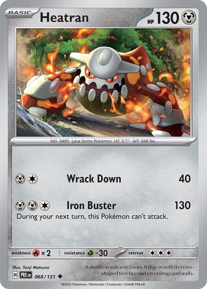 Heatran (068/131) [Scarlet & Violet: Prismatic Evolutions] | Eastridge Sports Cards & Games