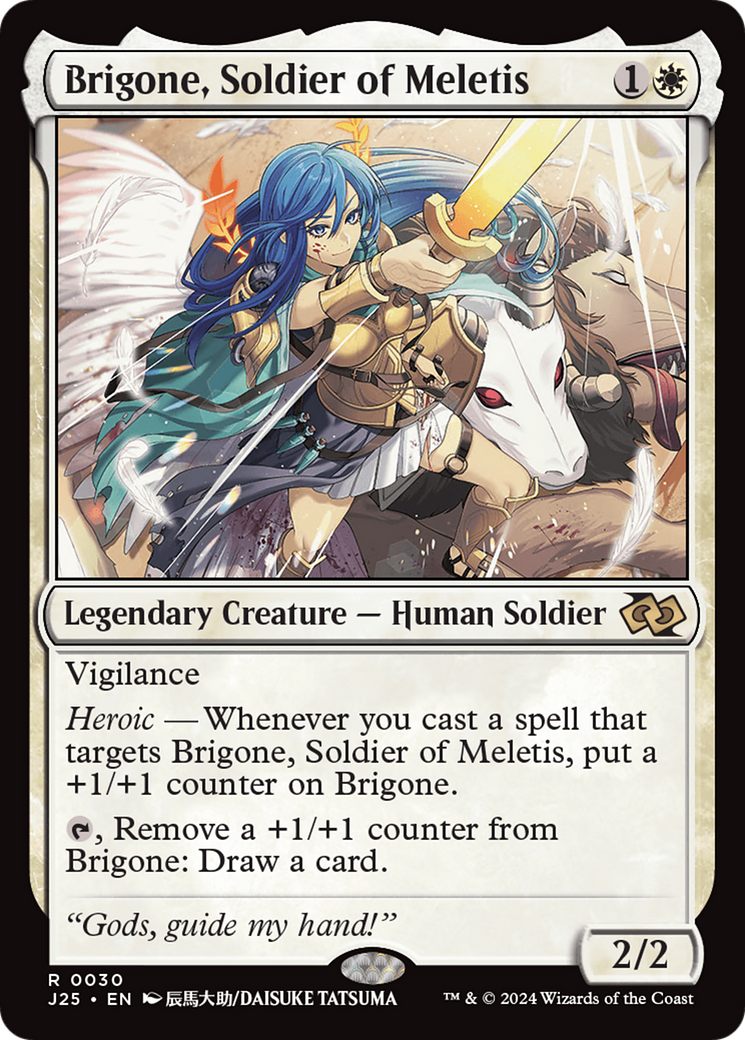 Brigone, Soldier of Meletis (Anime) [Foundations Jumpstart] | Eastridge Sports Cards & Games