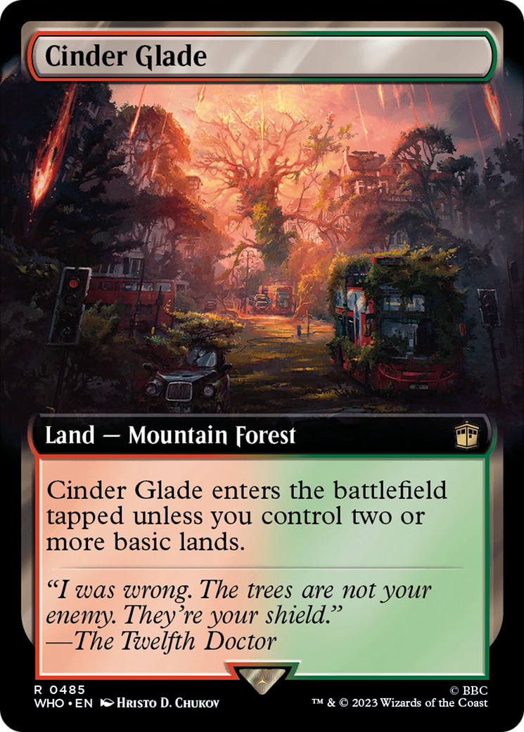 Cinder Glade (Extended Art) [Doctor Who] | Eastridge Sports Cards & Games