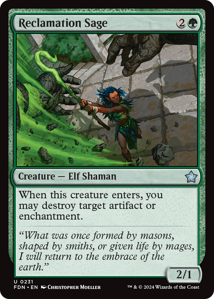 Reclamation Sage [Foundations] | Eastridge Sports Cards & Games