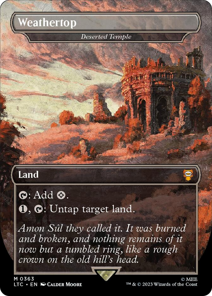 Weathertop - Deserted Temple [The Lord of the Rings: Tales of Middle-Earth Commander] | Eastridge Sports Cards & Games