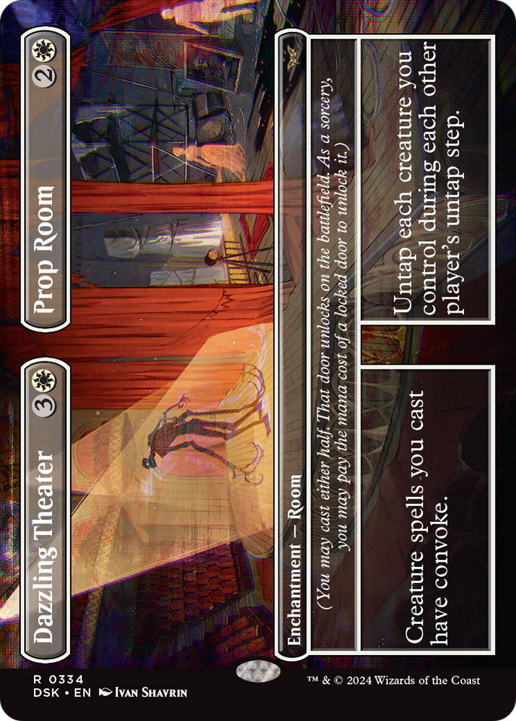 Dazzling Theater // Prop Room (Borderless) [Duskmourn: House of Horror] | Eastridge Sports Cards & Games