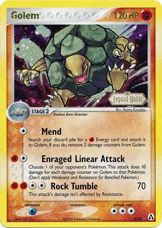 Golem (6/92) (Stamped) [EX: Legend Maker] | Eastridge Sports Cards & Games