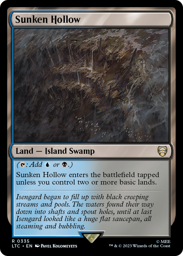 Sunken Hollow [The Lord of the Rings: Tales of Middle-Earth Commander] | Eastridge Sports Cards & Games