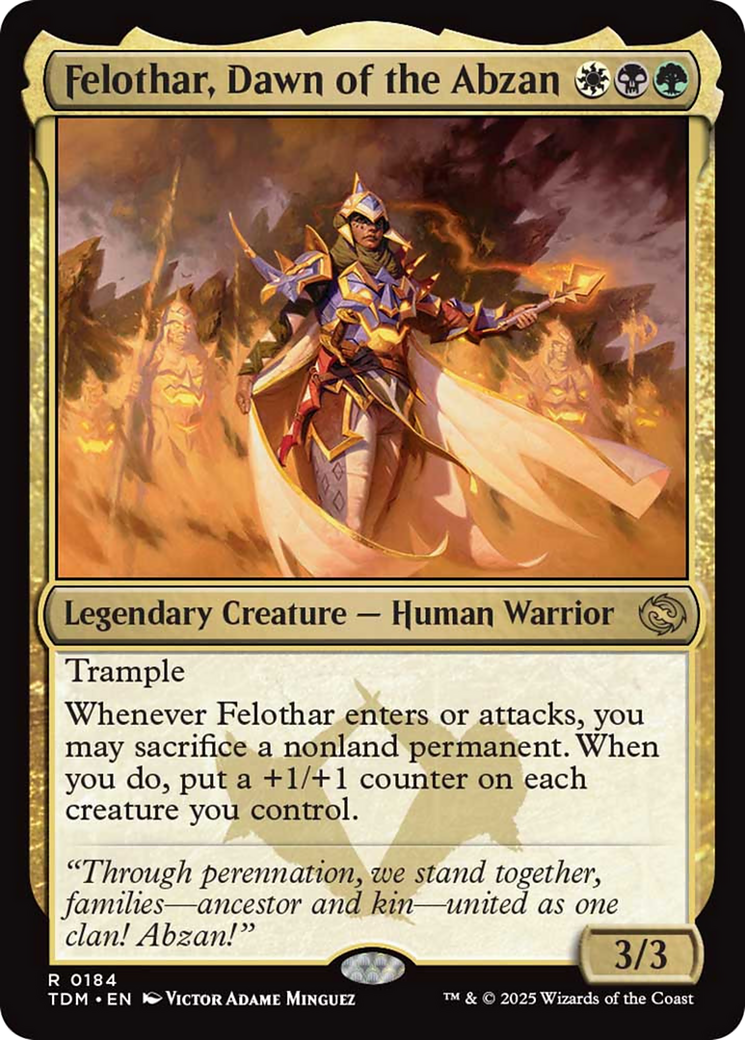 Felothar, Dawn of the Abzan [Tarkir: Dragonstorm] | Eastridge Sports Cards & Games