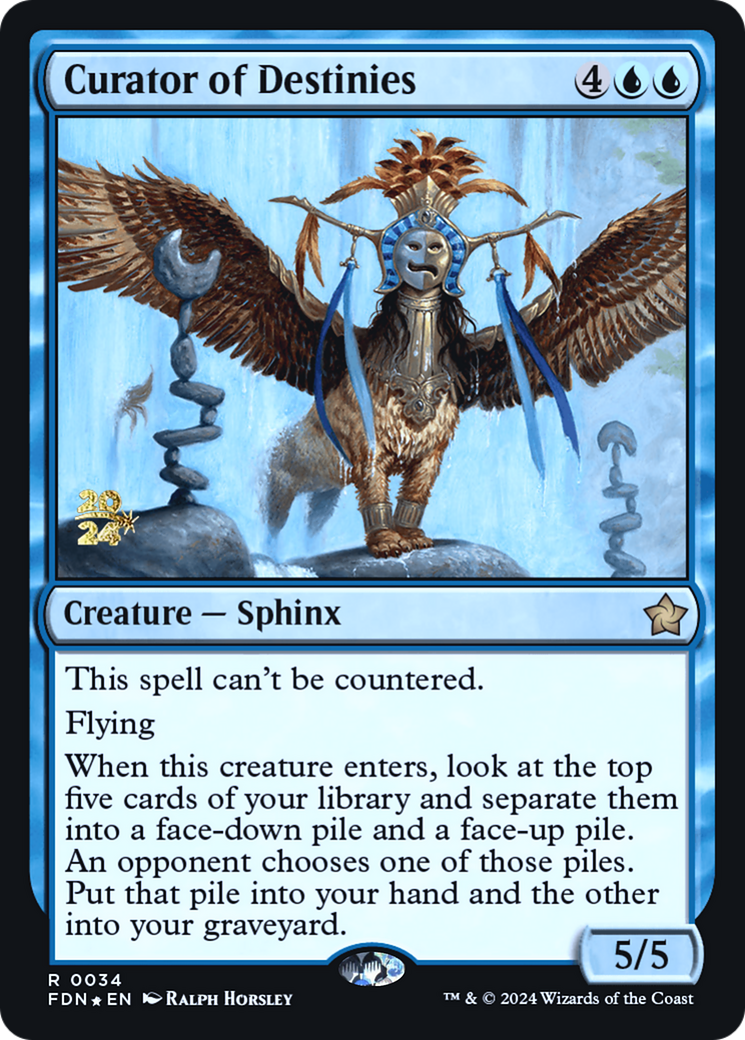 Curator of Destinies [Foundations Prerelease Promos]