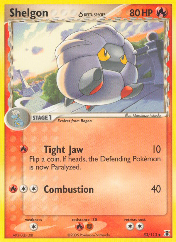 Shelgon (53/113) (Delta Species) [EX: Delta Species] | Eastridge Sports Cards & Games