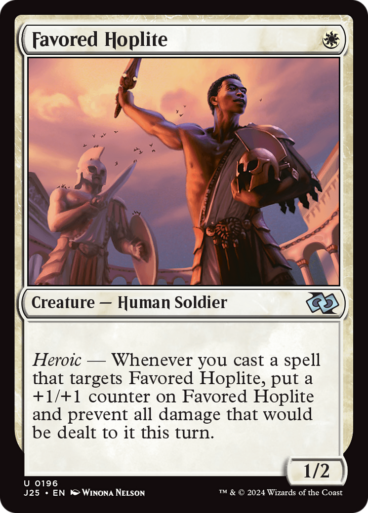 Favored Hoplite [Foundations Jumpstart] | Eastridge Sports Cards & Games