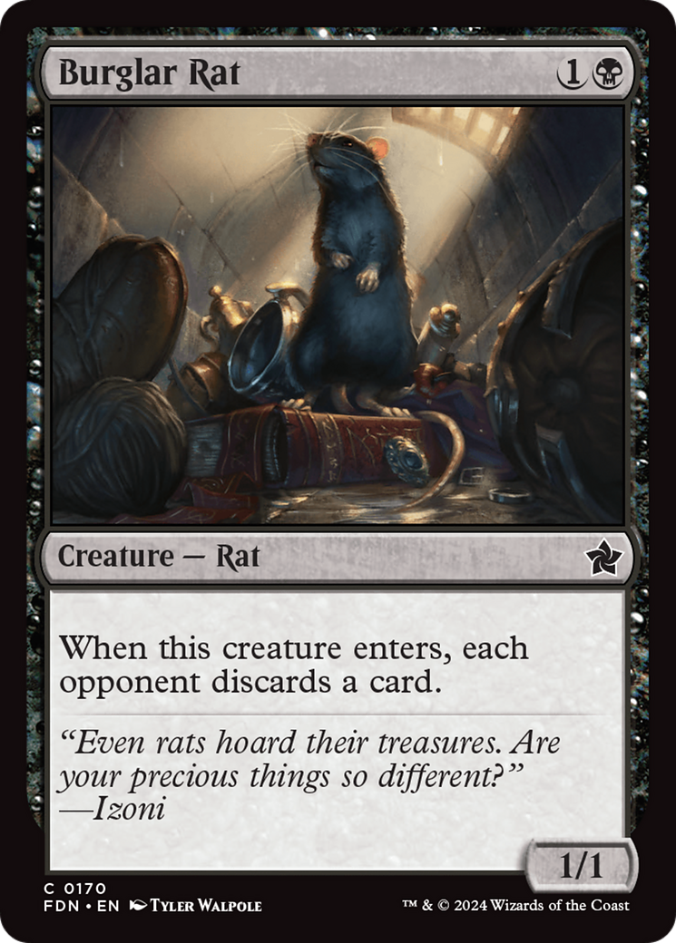 Burglar Rat [Foundations] | Eastridge Sports Cards & Games