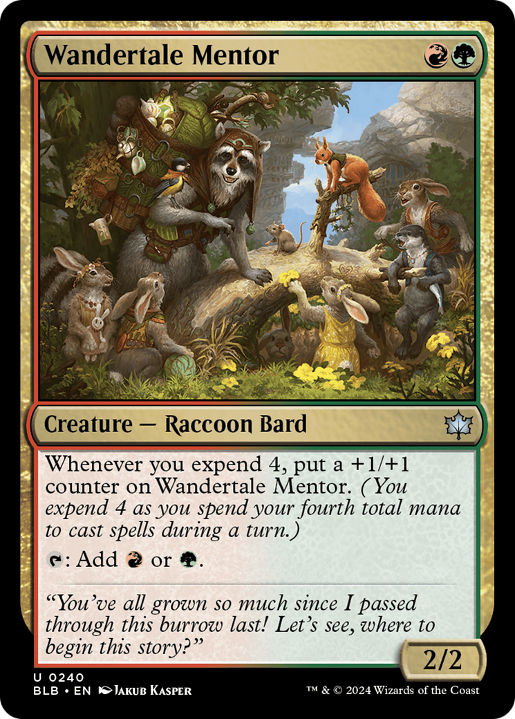 Wandertale Mentor [Bloomburrow] | Eastridge Sports Cards & Games