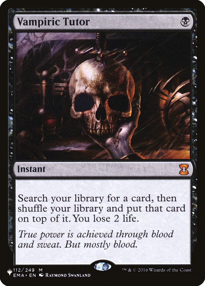 Vampiric Tutor [The List] | Eastridge Sports Cards & Games