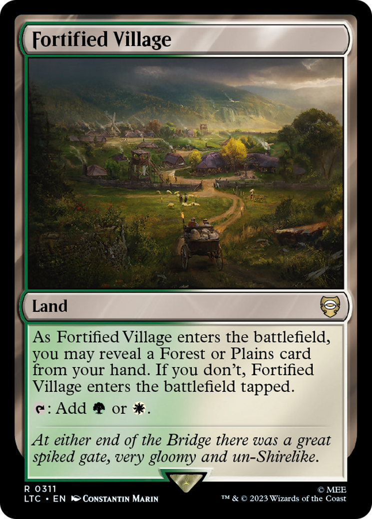 Fortified Village [The Lord of the Rings: Tales of Middle-Earth Commander] | Eastridge Sports Cards & Games