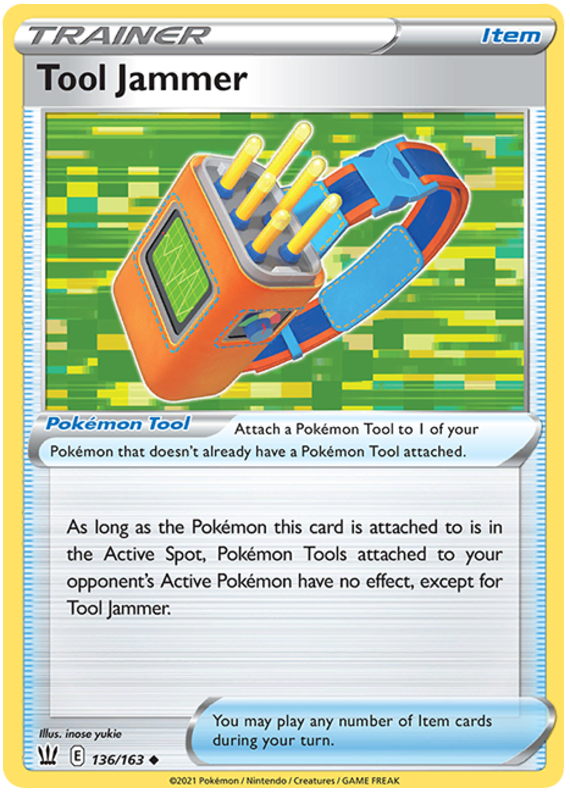 Tool Jammer (136/163) [Sword & Shield: Battle Styles] | Eastridge Sports Cards & Games