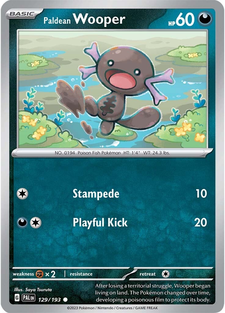 Paldean Wooper (129/193) [Scarlet & Violet: Paldea Evolved] | Eastridge Sports Cards & Games