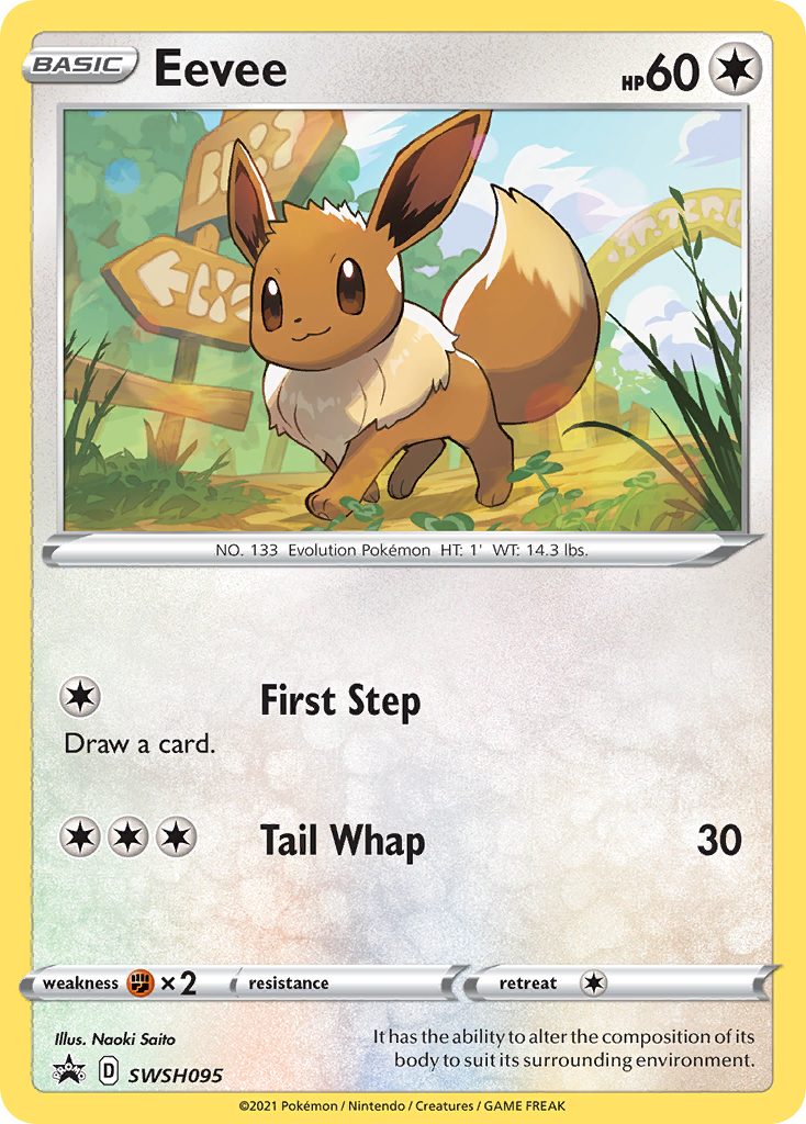 Eevee (SWSH095) [Sword & Shield: Black Star Promos] | Eastridge Sports Cards & Games