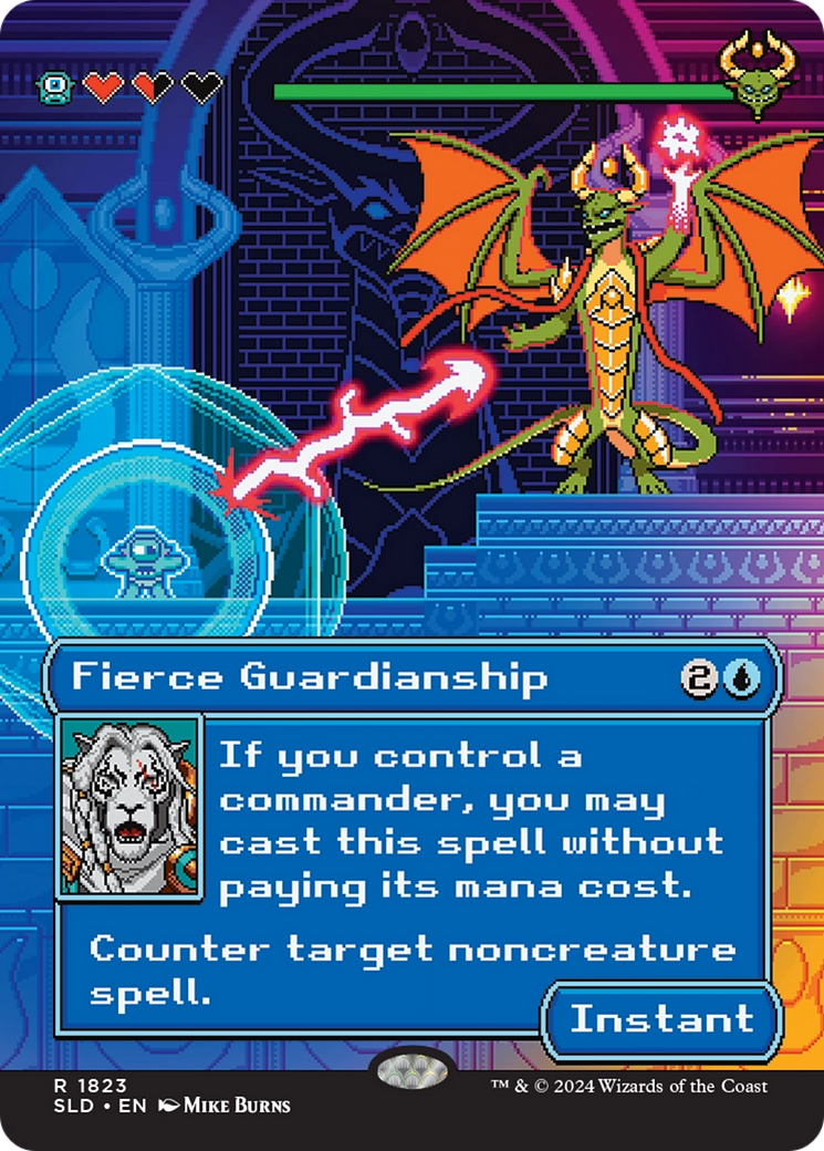 Fierce Guardianship (Rainbow Foil) [Secret Lair Drop Series] | Eastridge Sports Cards & Games