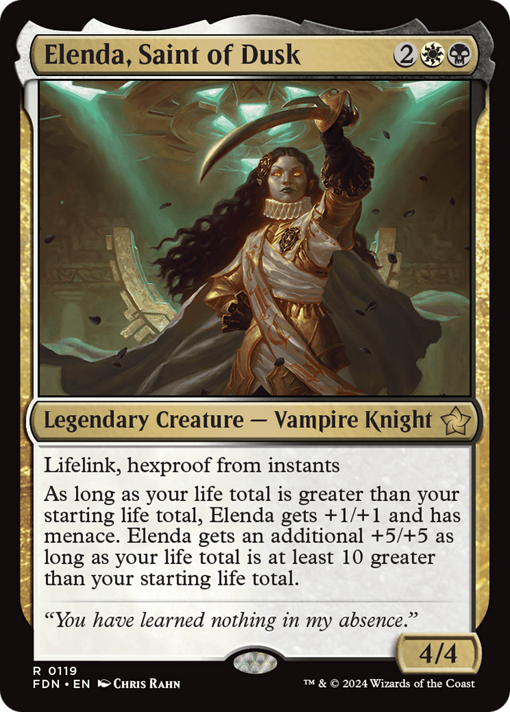 Elenda, Saint of Dusk [Foundations] | Eastridge Sports Cards & Games