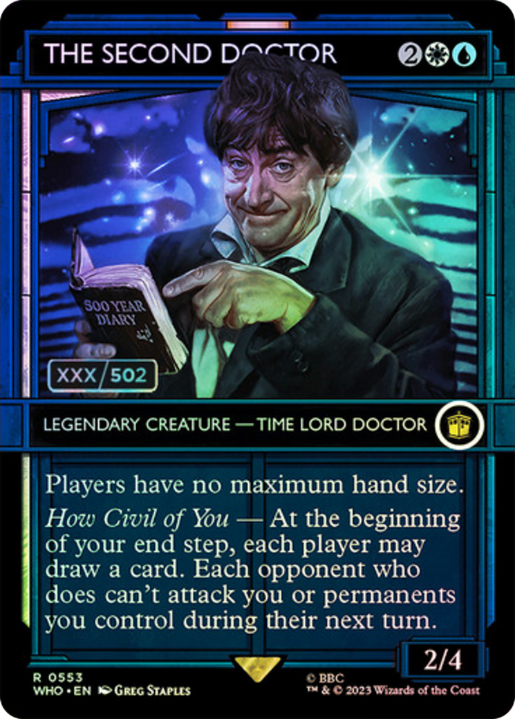 The Second Doctor (Serial Numbered) [Doctor Who] | Eastridge Sports Cards & Games