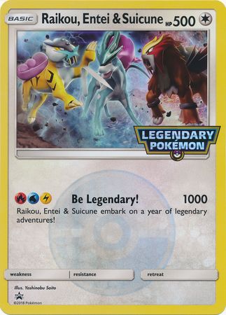 Raikou, Entei & Suicune (Jumbo Card) [Miscellaneous Cards] | Eastridge Sports Cards & Games