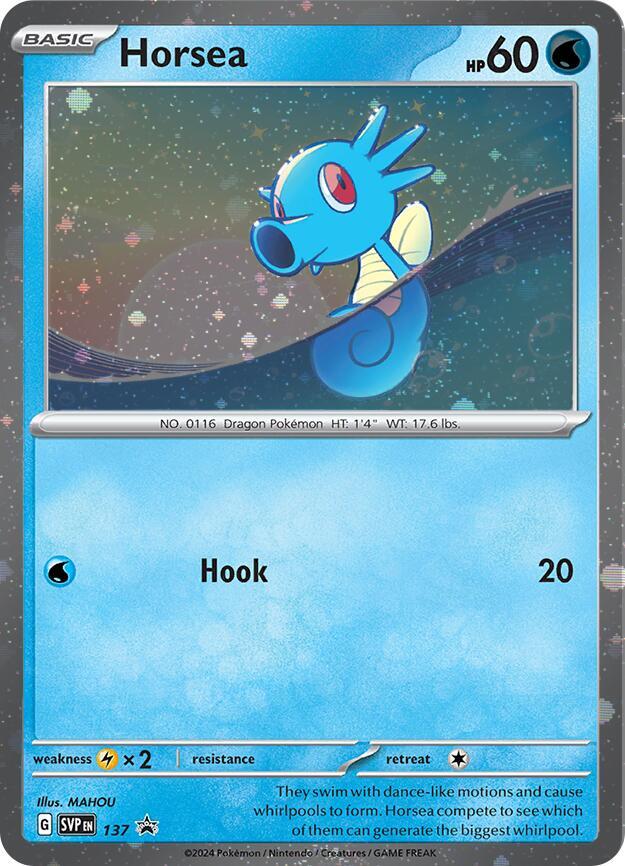 Horsea (SVP137) (Cosmo Holo) [SV: Scarlet & Violet Promo Cards] | Eastridge Sports Cards & Games