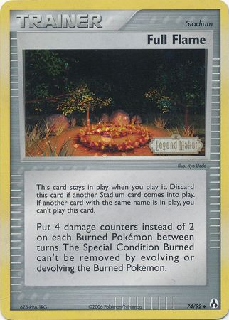 Full Flame (74/92) (Stamped) [EX: Legend Maker] | Eastridge Sports Cards & Games