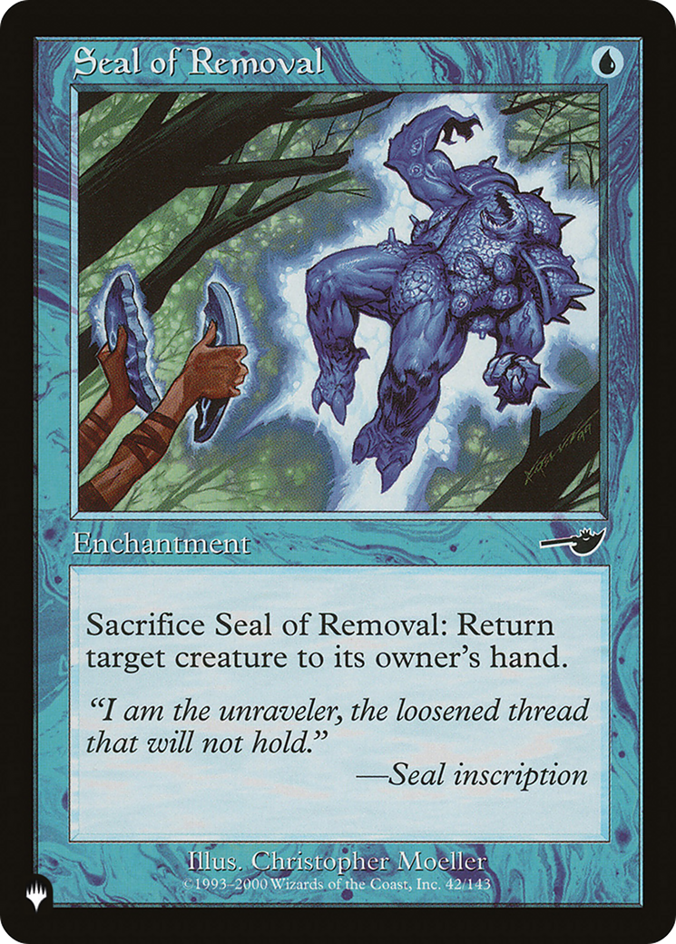 Seal of Removal [The List] | Eastridge Sports Cards & Games